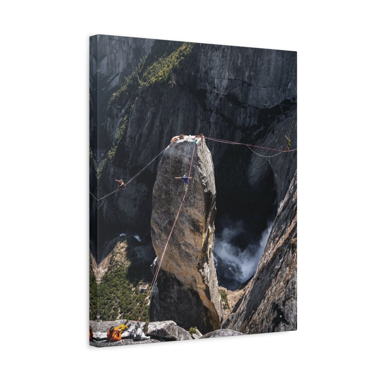Stretched Canvas Print Featuring Majestic Rock Climb, Wall Art, Adventure Decor, Outdoor Enthusiast Gift, Home & Office Decor, Nature [...]