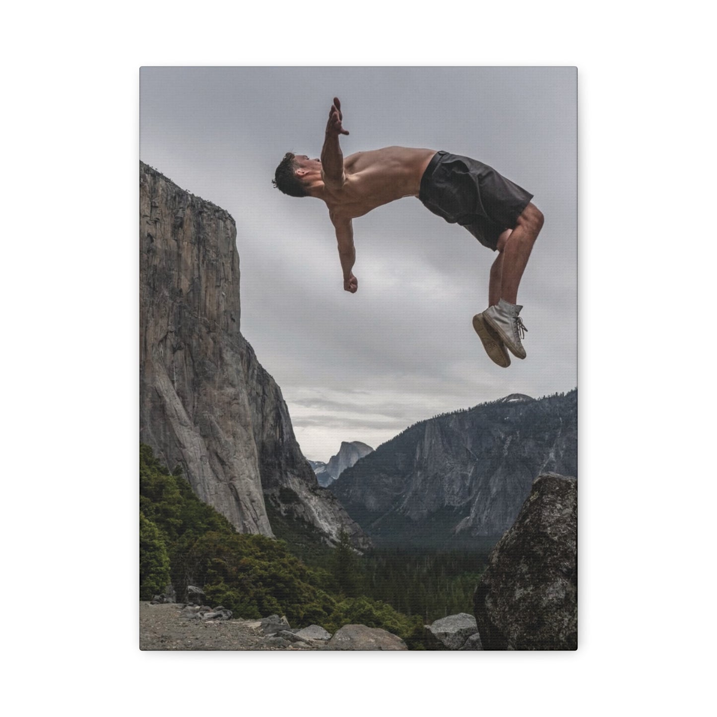 Stunning Adventure Wall Art, Canvas Print, Nature Decor, Home Aesthetics, Gift for Fitness Lovers, Outdoor Enthusiasts