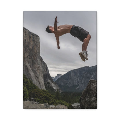 Stunning Adventure Wall Art, Canvas Print, Nature Decor, Home Aesthetics, Gift for Fitness Lovers, Outdoor Enthusiasts