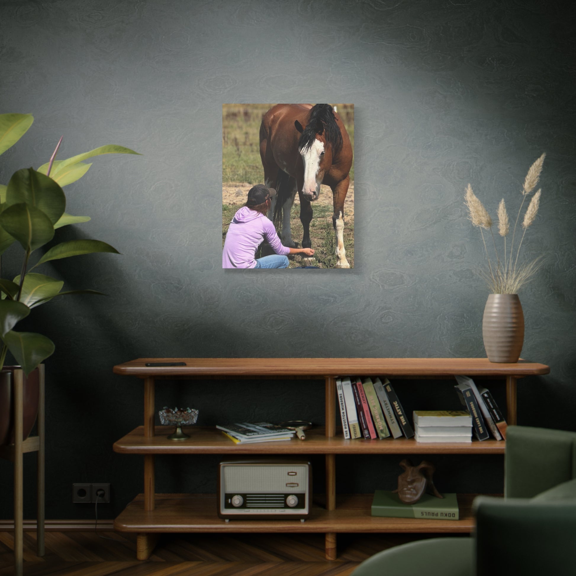 Equestrian Canvas Print, Horse Art, Farm Decor, Animal Lover Gift, Wall Art, Gift for Horse Owners - Full Scope Survival 