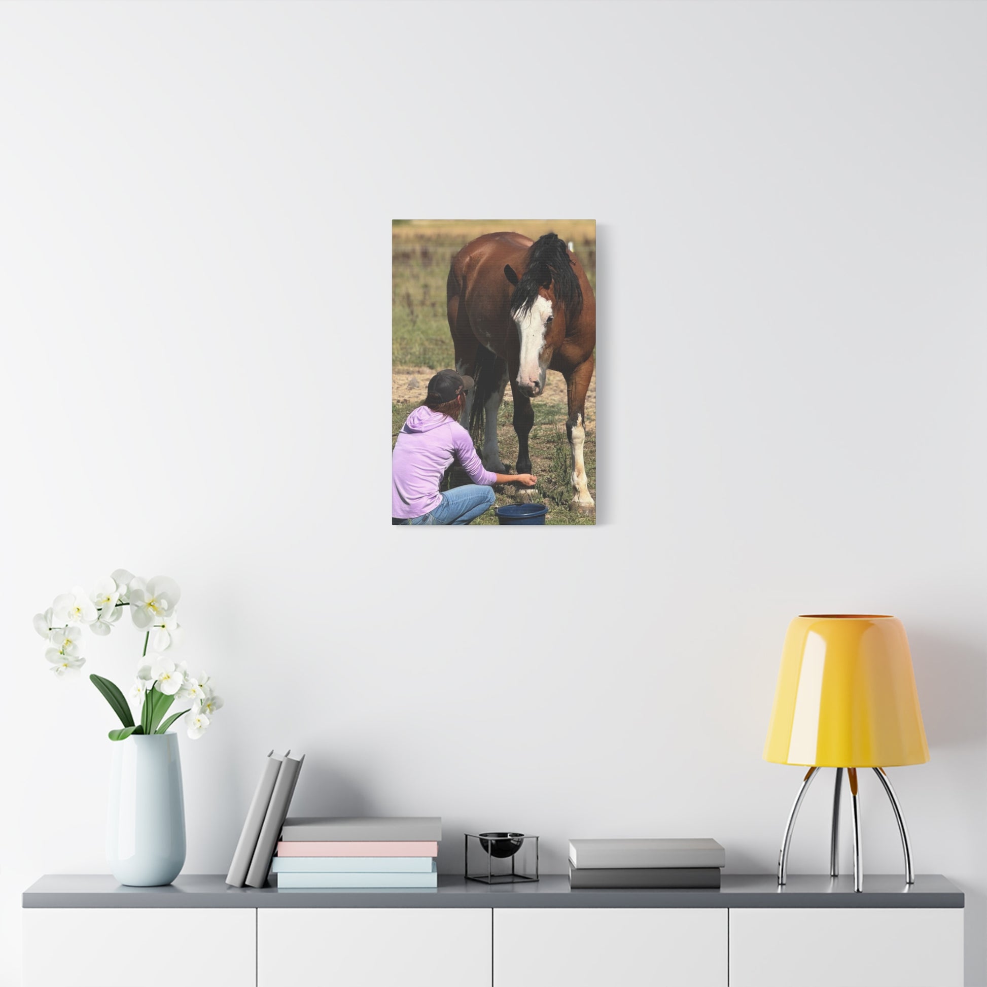 Equestrian Canvas Print, Horse Art, Farm Decor, Animal Lover Gift, Wall Art, Gift for Horse Owners - Full Scope Survival 