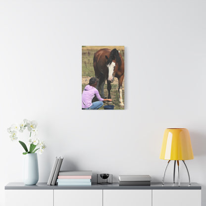 Equestrian Canvas Print, Horse Art, Farm Decor, Animal Lover Gift, Wall Art, Gift for Horse Owners - Full Scope Survival 