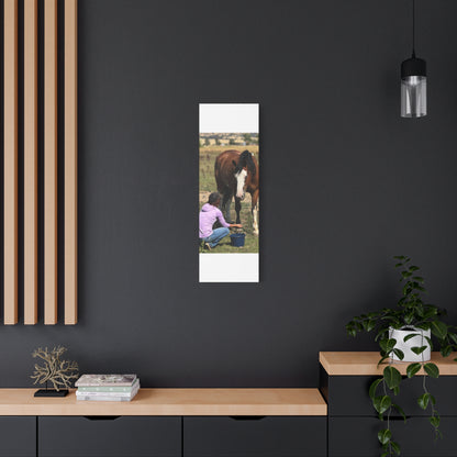 Equestrian Canvas Print, Horse Art, Farm Decor, Animal Lover Gift, Wall Art, Gift for Horse Owners