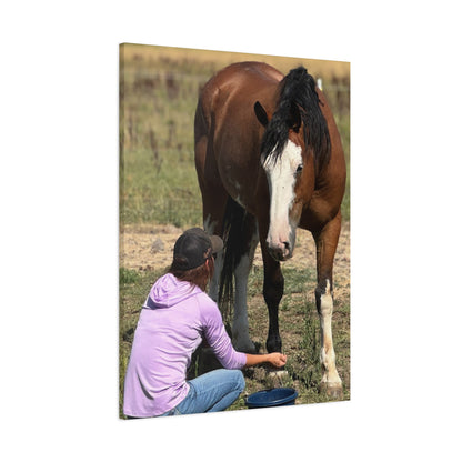 Equestrian Canvas Print, Horse Art, Farm Decor, Animal Lover Gift, Wall Art, Gift for Horse Owners - Full Scope Survival 