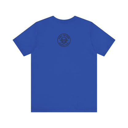 Soft Cotton Short Sleeve Tee with Ribbed Knit Collar - Full Scope Survival 