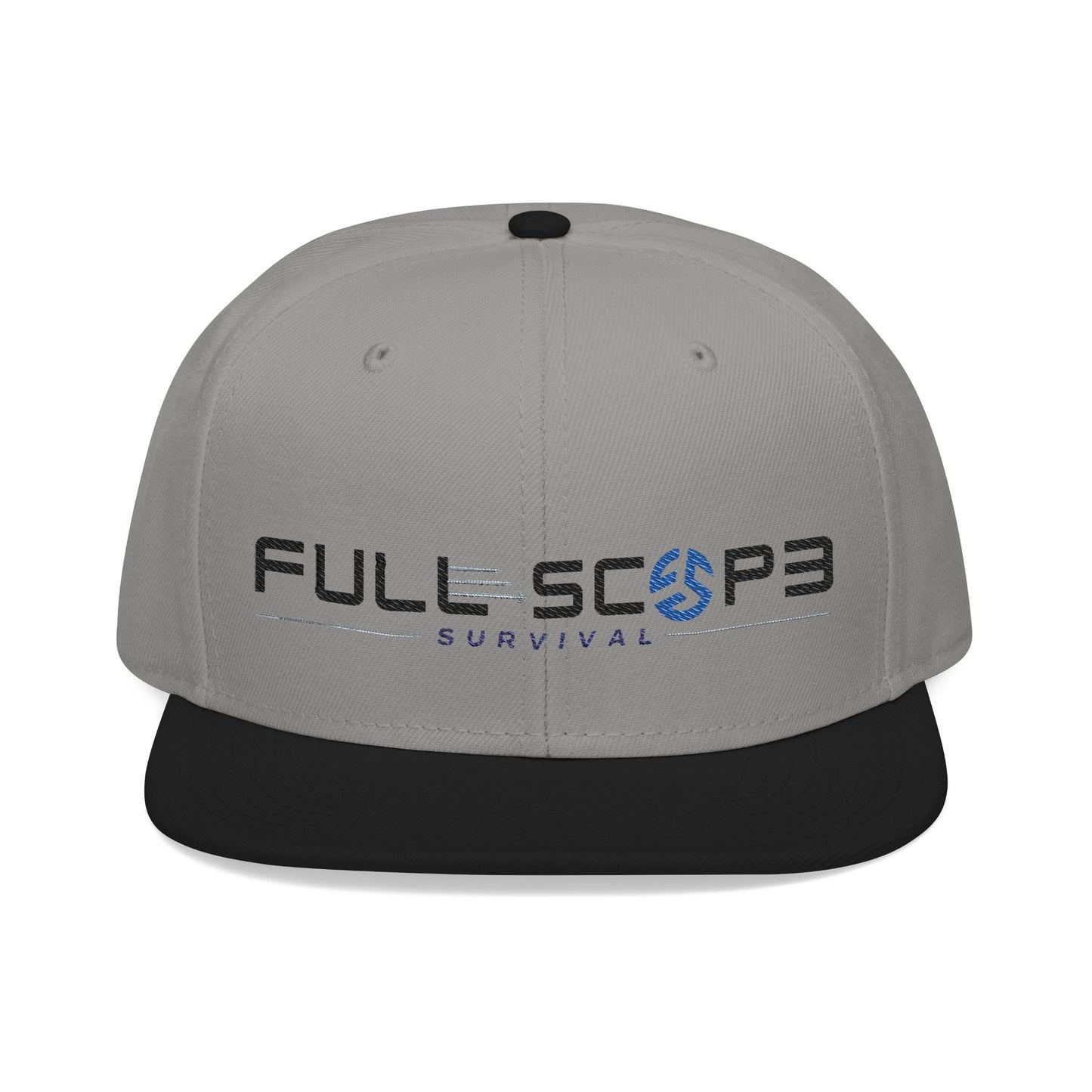 Stylish Embroidered Snapback Hat - Perfect for Casual Wear, Outdoor Activities, & Gift Giving, Trending Streetwear Cap, Adjustable Hat - Full Scope Survival 