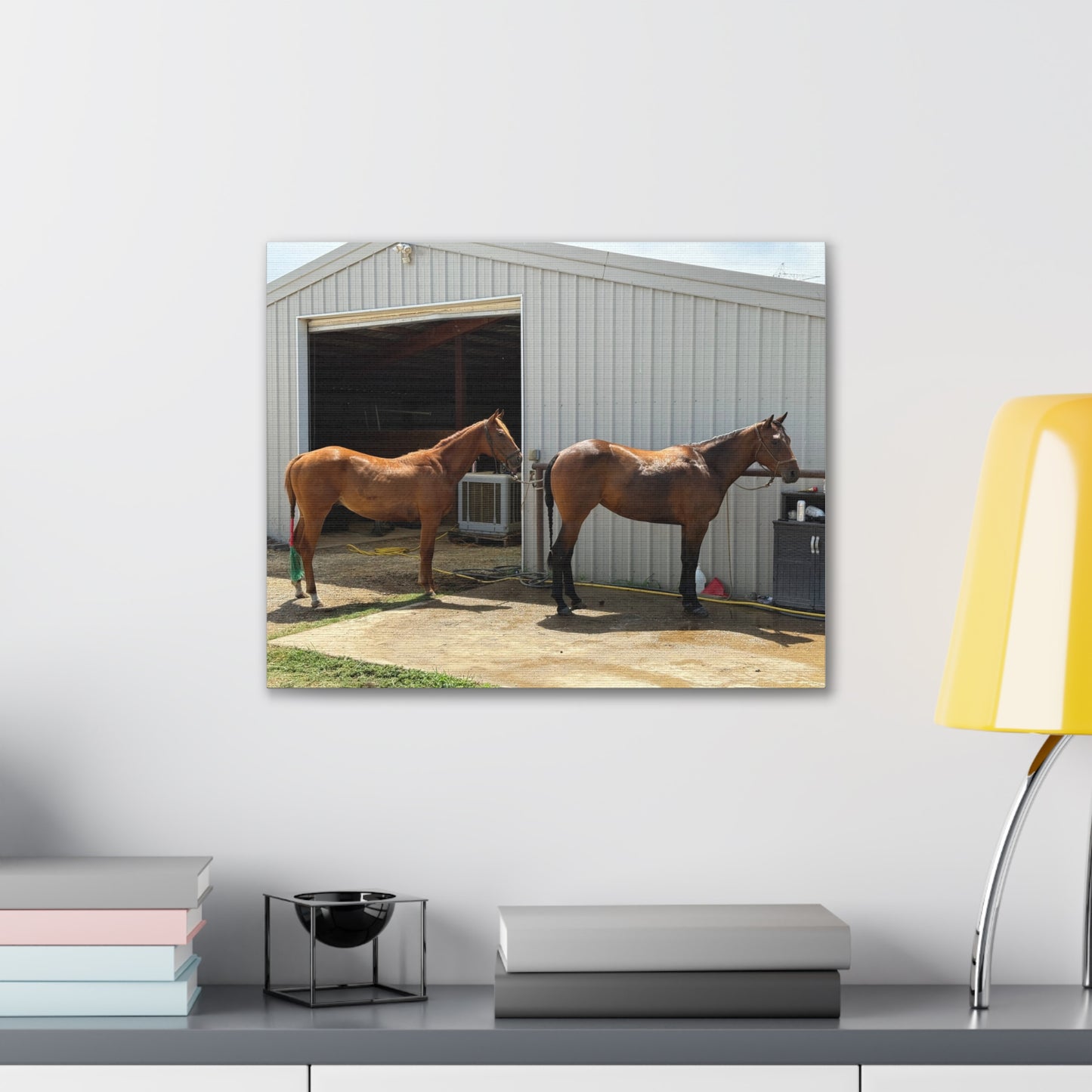 Horse Canvas Print, Rustic Farm Decor, Equestrian Art, Horse Lover Gift, Animal Home Wall Art - Full Scope Survival 