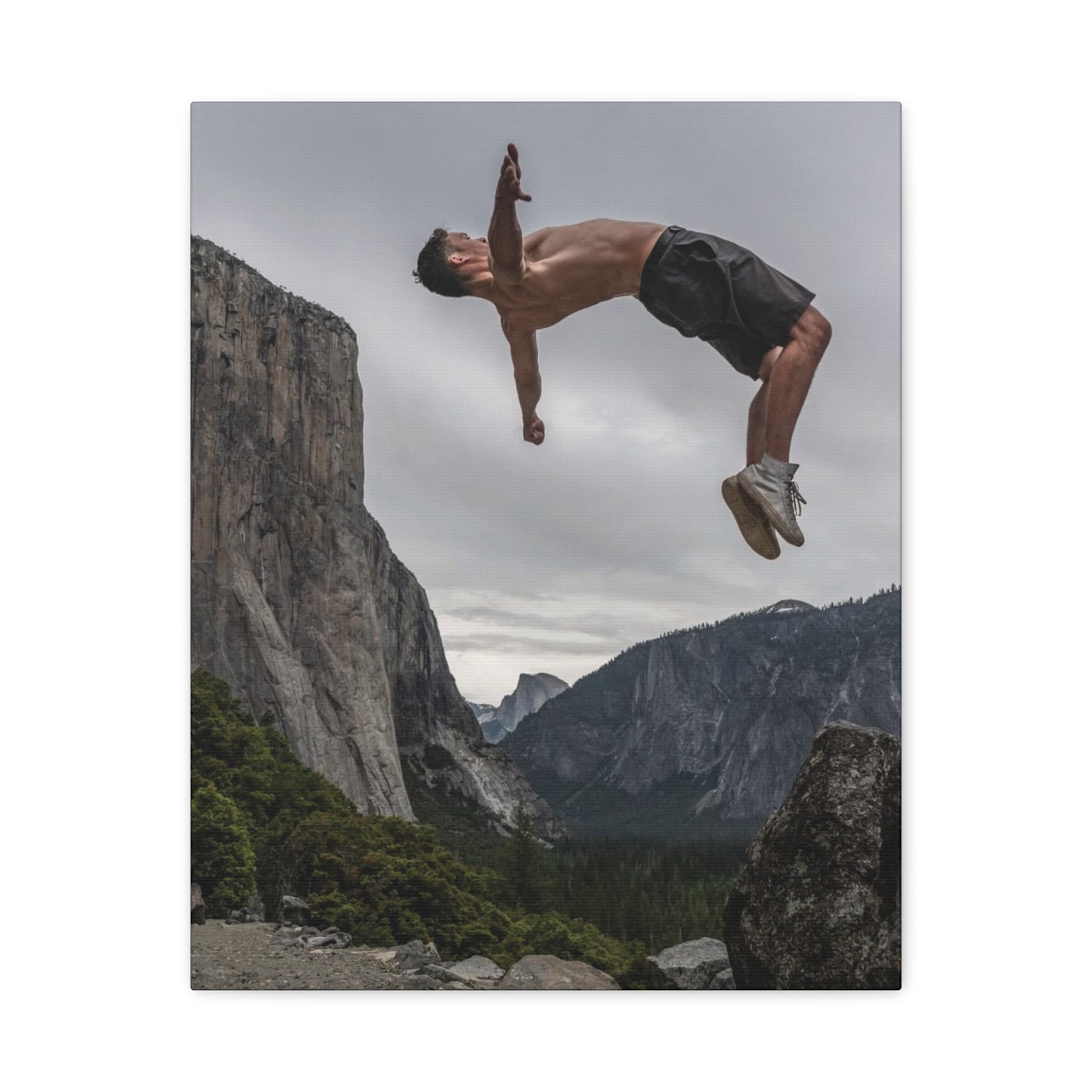 Stunning Adventure Wall Art, Canvas Print, Nature Decor, Home Aesthetics, Gift for Fitness Lovers, Outdoor Enthusiasts