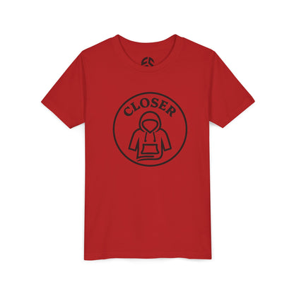 Youth Short Sleeve Tee - "Closer" Graphic, Cute Kids Shirt, Perfect for Playdates, Birthdays, Summer Vibes, Unique Gift - Full Scope Survival 
