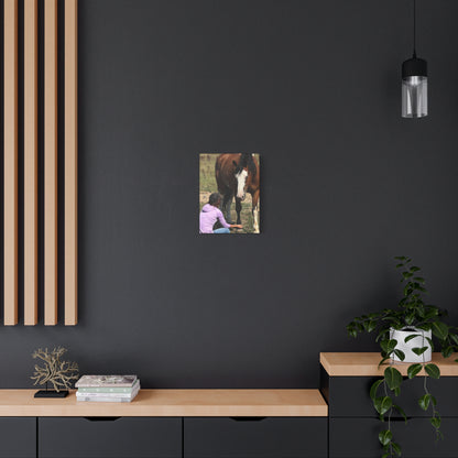 Equestrian Canvas Print, Horse Art, Farm Decor, Animal Lover Gift, Wall Art, Gift for Horse Owners