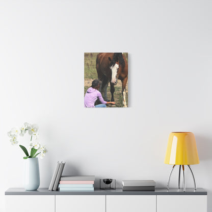 Equestrian Canvas Print, Horse Art, Farm Decor, Animal Lover Gift, Wall Art, Gift for Horse Owners