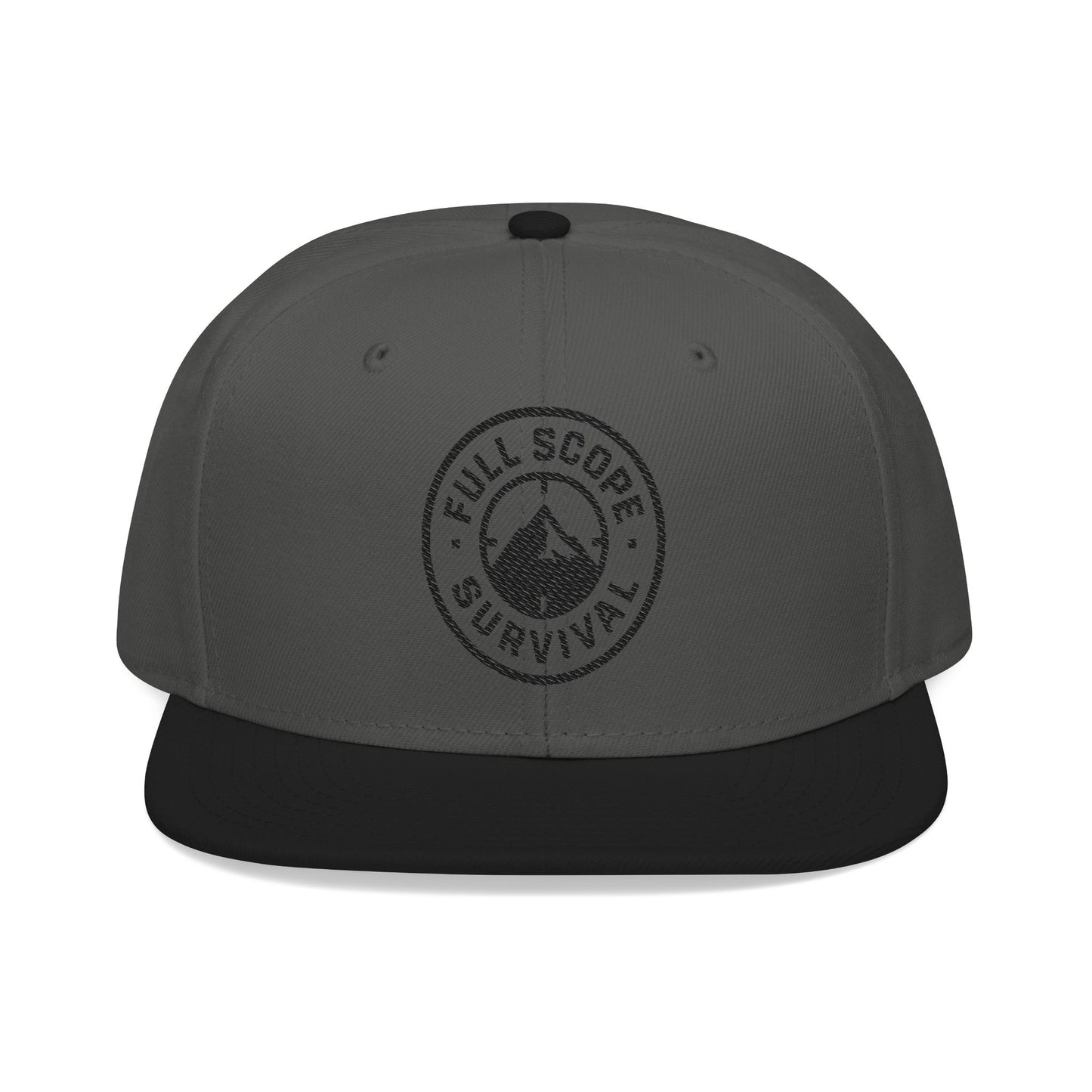 Adventure-Ready Snapback Cap, Camping Hat, Embroidered Outdoor Baseball Cap, Unisex Snapback for Hiking, Gift for Adventurers - Full Scope Survival 
