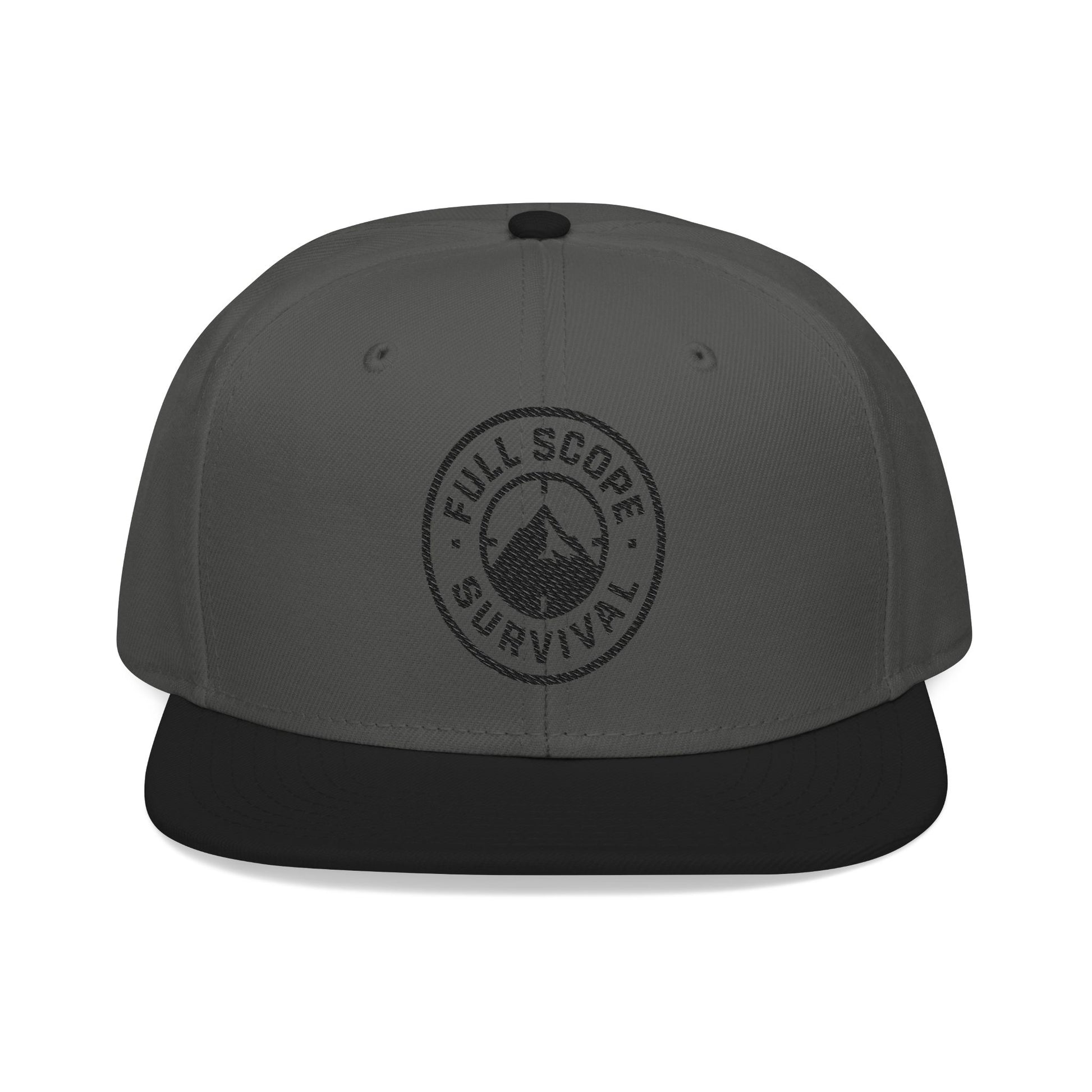 Adventure-Ready Snapback Cap, Camping Hat, Embroidered Outdoor Baseball Cap, Unisex Snapback for Hiking, Gift for Adventurers - Full Scope Survival 