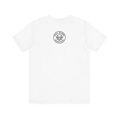 Soft Cotton Short Sleeve Tee with Ribbed Knit Collar