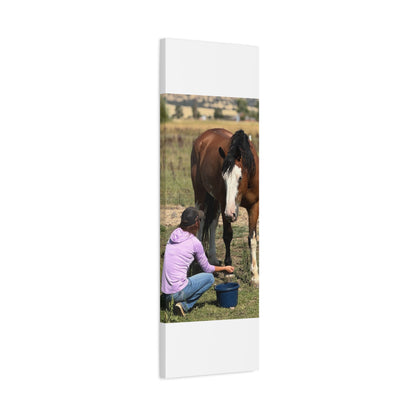 Equestrian Canvas Print, Horse Art, Farm Decor, Animal Lover Gift, Wall Art, Gift for Horse Owners - Full Scope Survival 