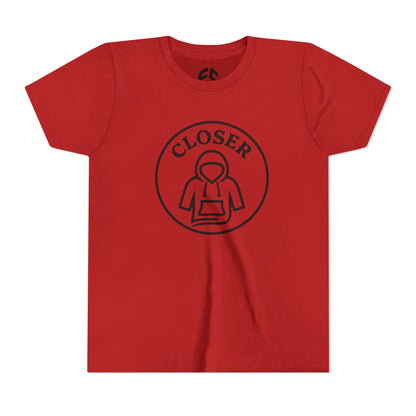 Youth Short Sleeve Tee - "Closer" Graphic, Cute Kids Shirt, Perfect for Playdates, Birthdays, Summer Vibes, Unique Gift - Full Scope Survival 