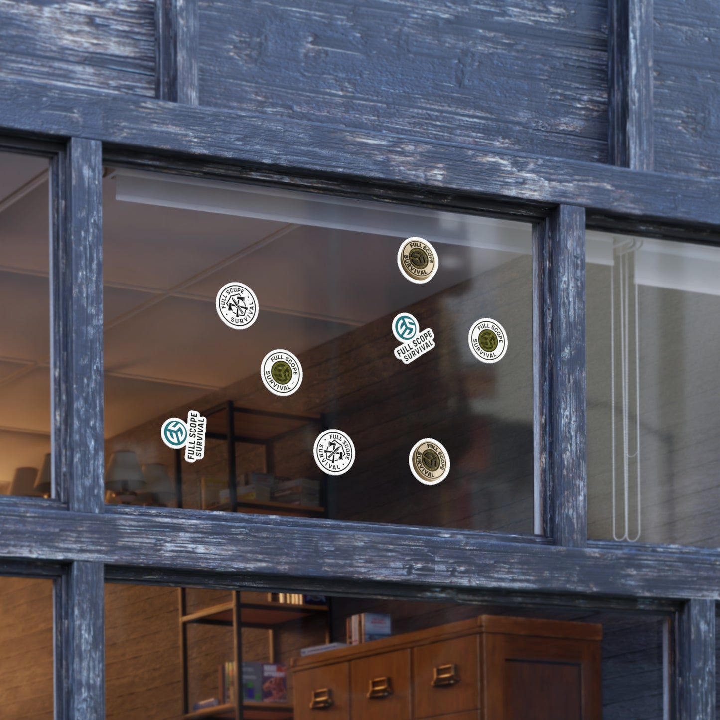 Survival-Themed Sticker Sheet Bundle | 5pcs of Motivational Decals for Adventurers, Laptop, Journal, Car, Gift Idea