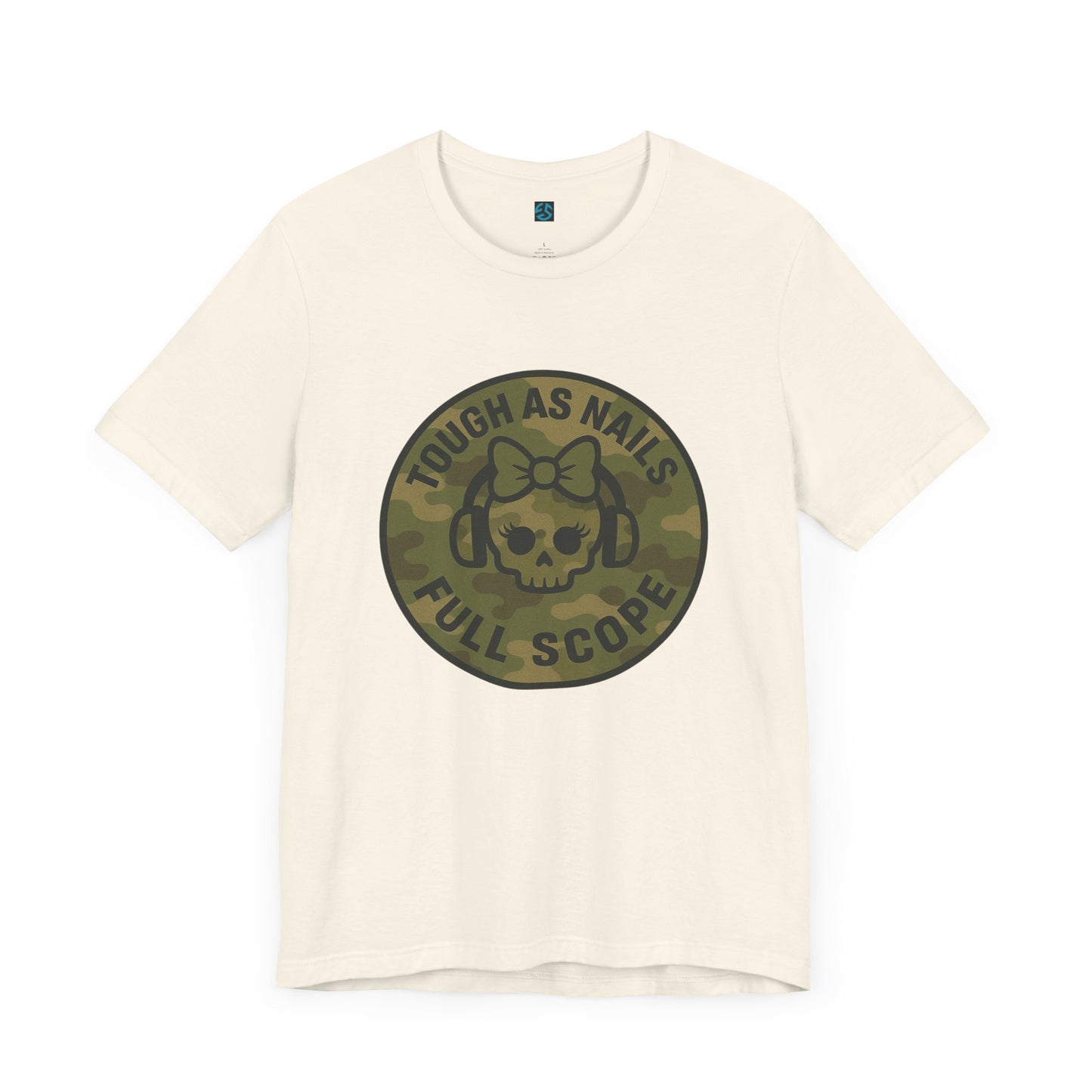 Tough as Nails Tee, Motivational Shirt, Gift for Friends, Casual Wear, Funny Military Tee, Unisex Graphic Tee - Full Scope Survival 