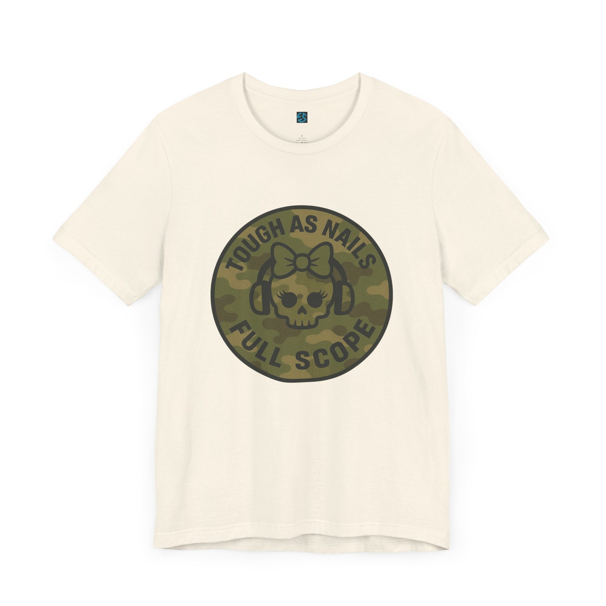 Tough as Nails Tee, Motivational Shirt, Gift for Friends, Casual Wear, Funny Military Tee, Unisex Graphic Tee - Full Scope Survival 