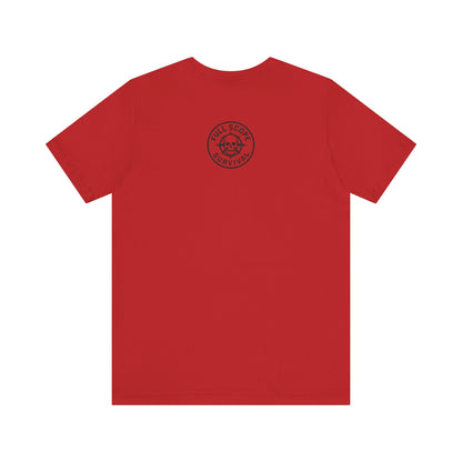 Soft Cotton Short Sleeve Tee with Ribbed Knit Collar - Full Scope Survival 
