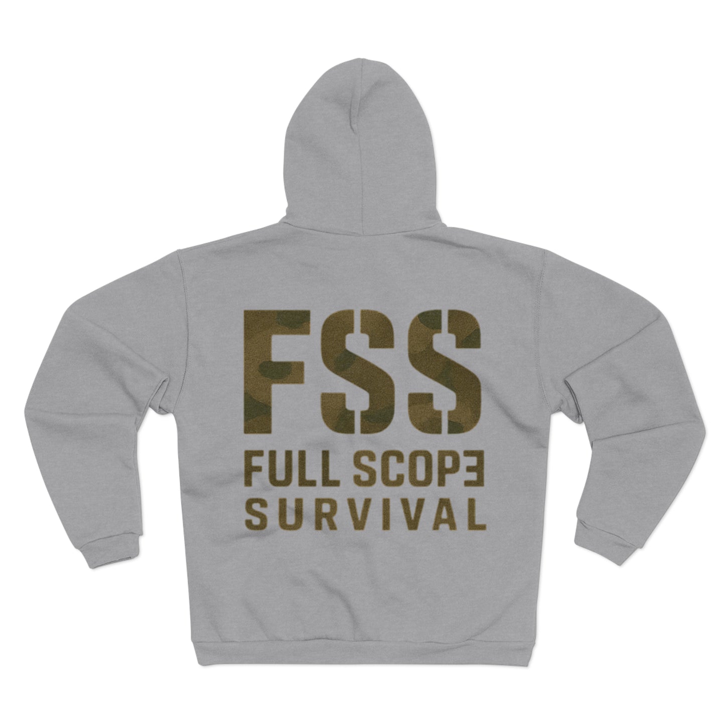 Adult - Unisex - Hooded - Zip - Sweatshirt