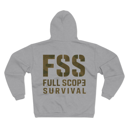 Adult - Unisex - Hooded - Zip - Sweatshirt