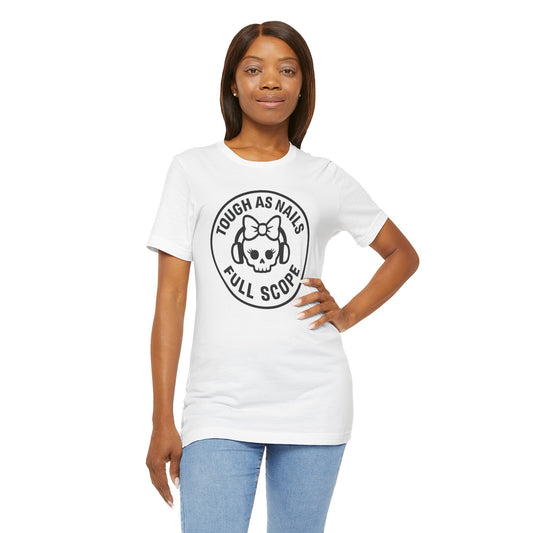 Women's Tough as Nails Tee - Perfect for Halloween, Everyday Casual Wear, Gifts for Outdoor Enthusiasts, Survival Lovers, and Skater Style