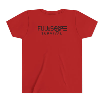 Youth Short Sleeve Tee - "Closer" Graphic, Cute Kids Shirt, Perfect for Playdates, Birthdays, Summer Vibes, Unique Gift - Full Scope Survival 