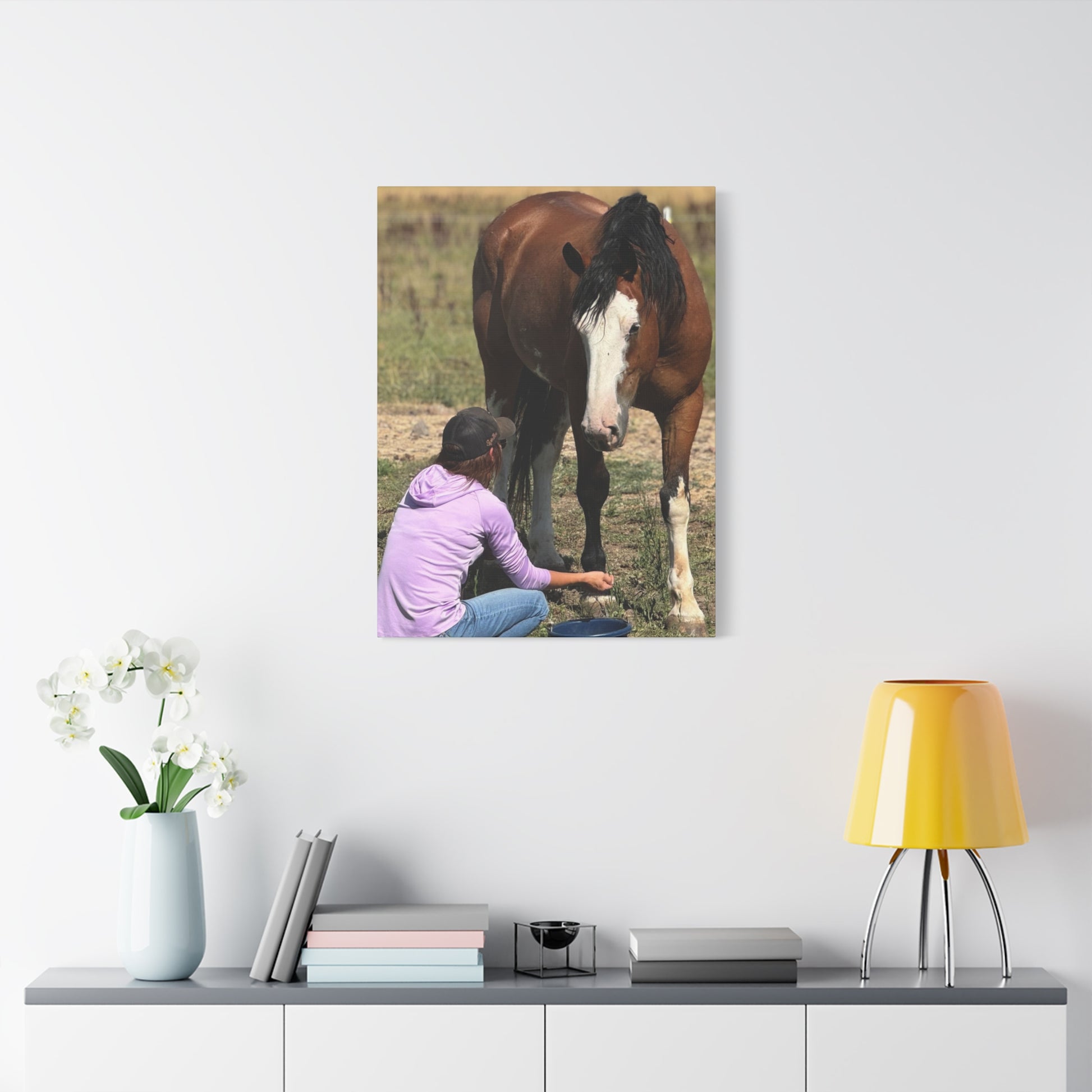Equestrian Canvas Print, Horse Art, Farm Decor, Animal Lover Gift, Wall Art, Gift for Horse Owners - Full Scope Survival 