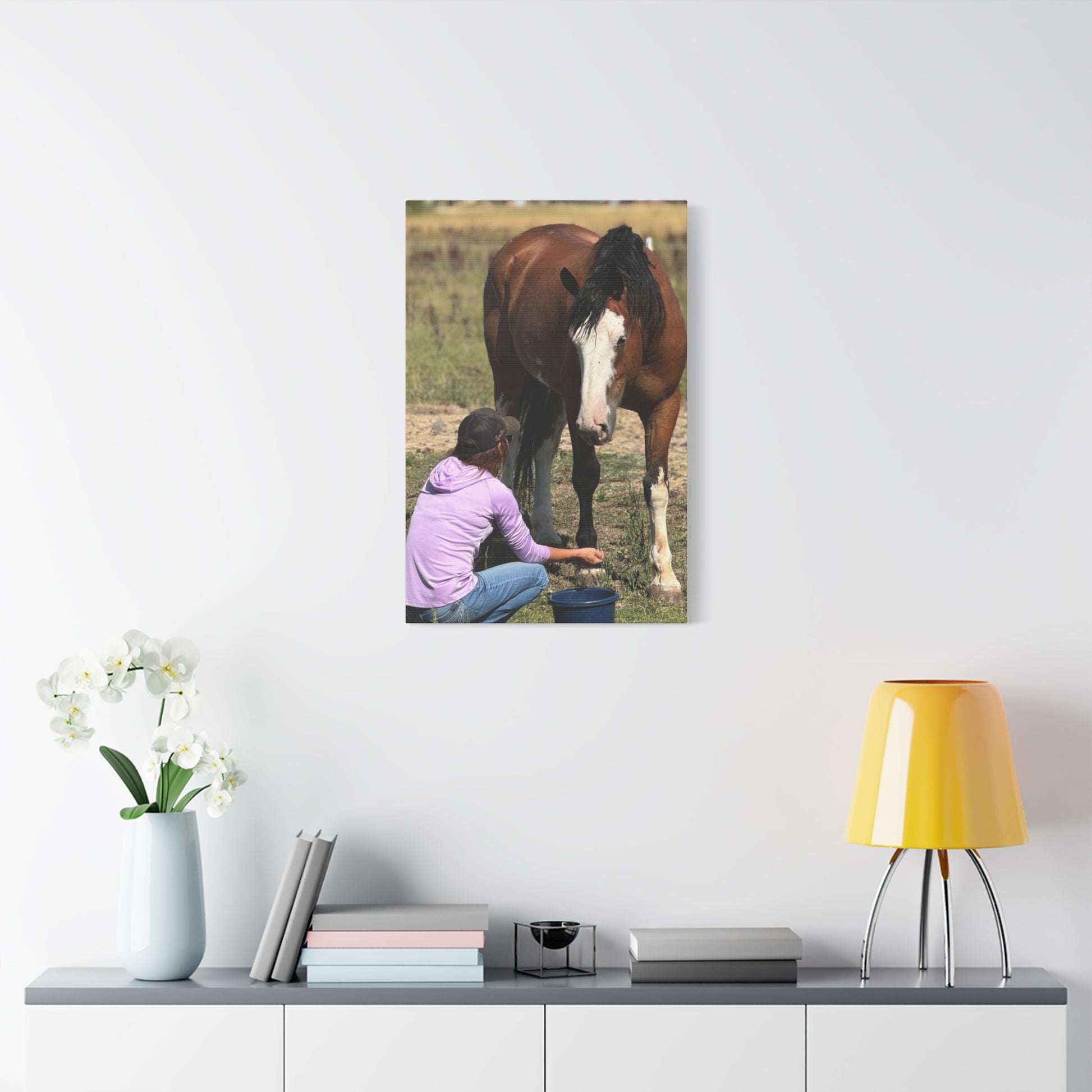 Equestrian Canvas Print, Horse Art, Farm Decor, Animal Lover Gift, Wall Art, Gift for Horse Owners - Full Scope Survival 