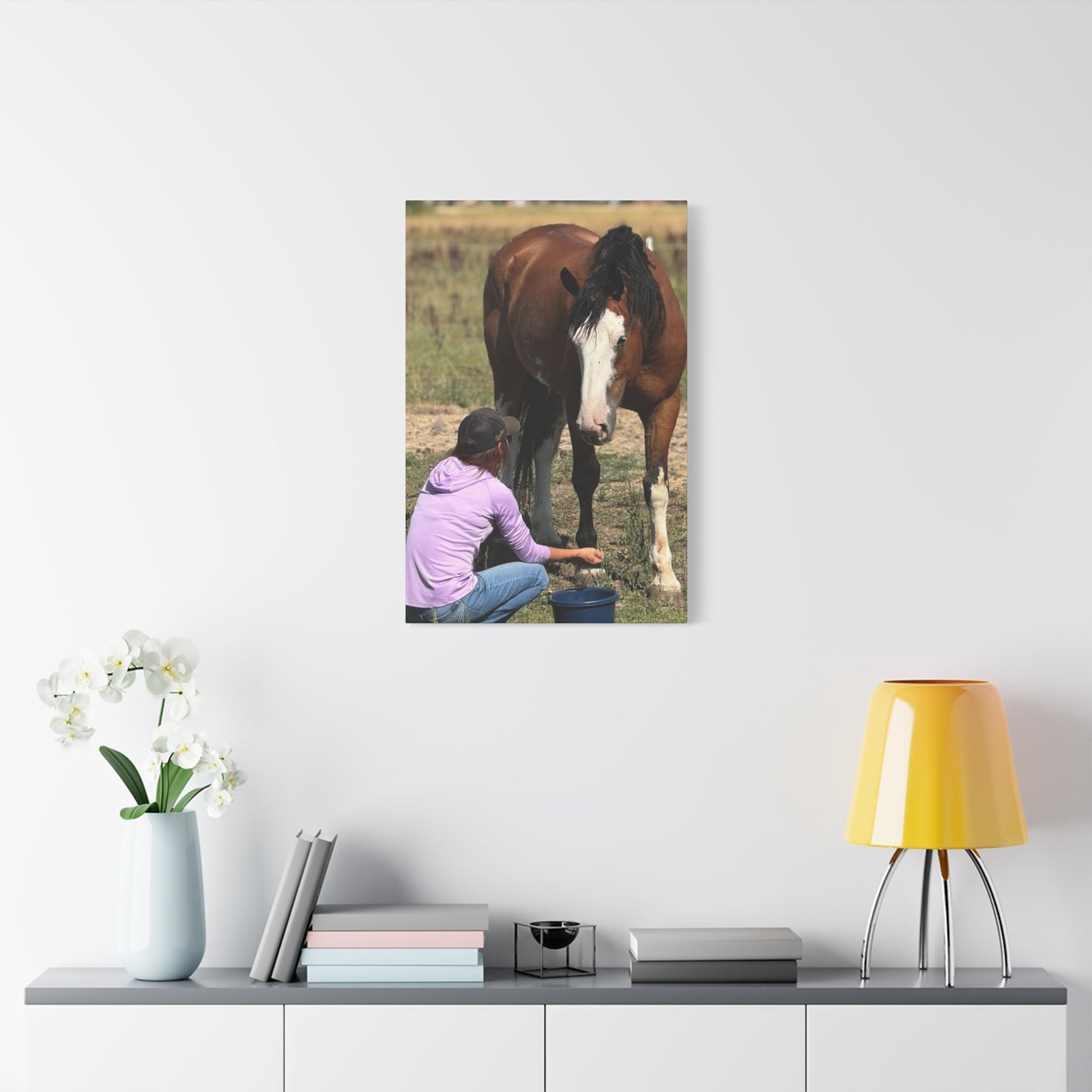 Equestrian Canvas Print, Horse Art, Farm Decor, Animal Lover Gift, Wall Art, Gift for Horse Owners