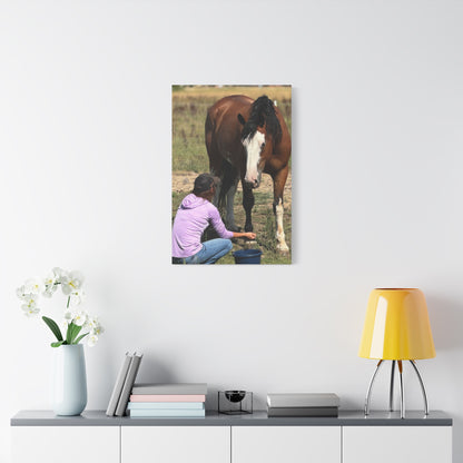 Equestrian Canvas Print, Horse Art, Farm Decor, Animal Lover Gift, Wall Art, Gift for Horse Owners