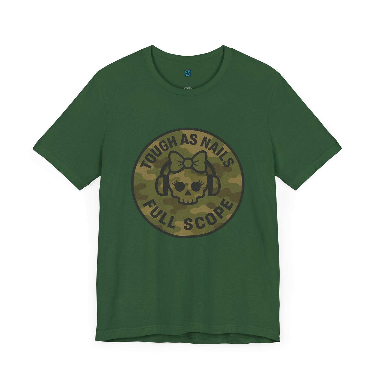 Tough as Nails Tee, Motivational Shirt, Gift for Friends, Casual Wear, Funny Military Tee, Unisex Graphic Tee - Full Scope Survival 