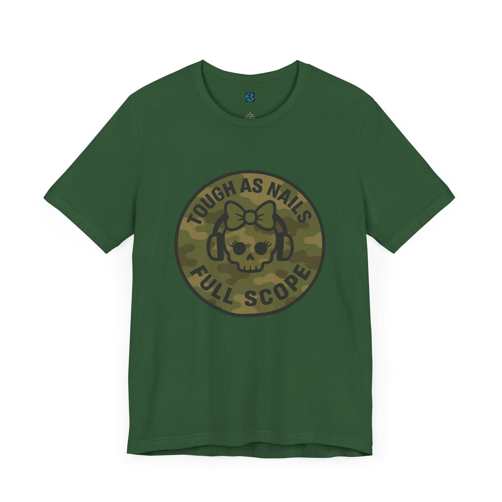 Tough as Nails Tee, Motivational Shirt, Gift for Friends, Casual Wear, Funny Military Tee, Unisex Graphic Tee - Full Scope Survival 