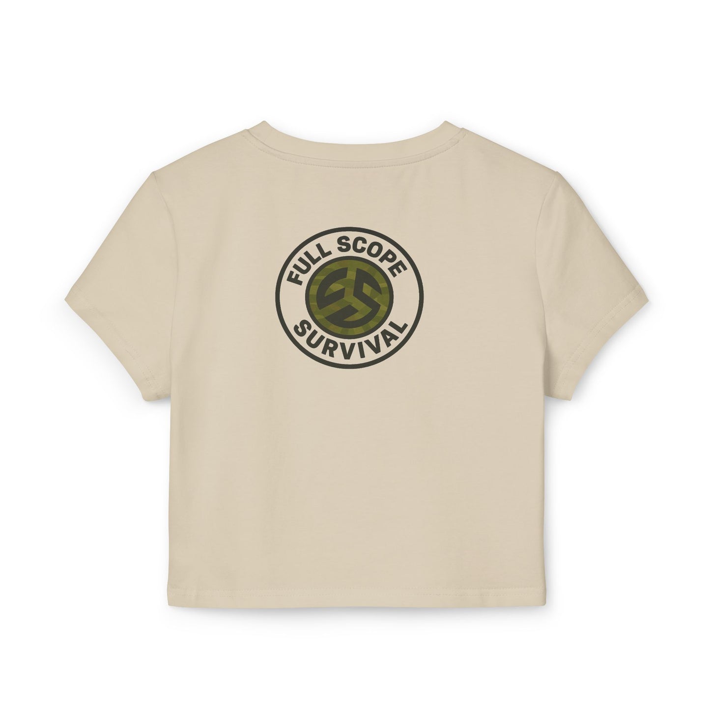 Women's Tough as Nails Women's Crop-Top Tee, Cute Camouflage Skull Shirt, Survival Apparel, Edgy Graphic Tee, Gift for Her, Casual Summer Top