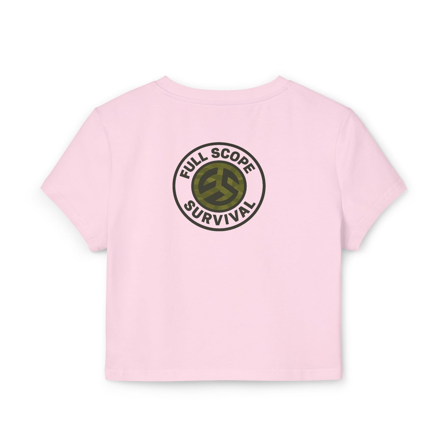 Women's Tough as Nails Women's Crop-Top Tee, Cute Camouflage Skull Shirt, Survival Apparel, Edgy Graphic Tee, Gift for Her, Casual Summer Top