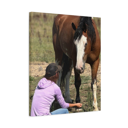 Equestrian Canvas Print, Horse Art, Farm Decor, Animal Lover Gift, Wall Art, Gift for Horse Owners - Full Scope Survival 