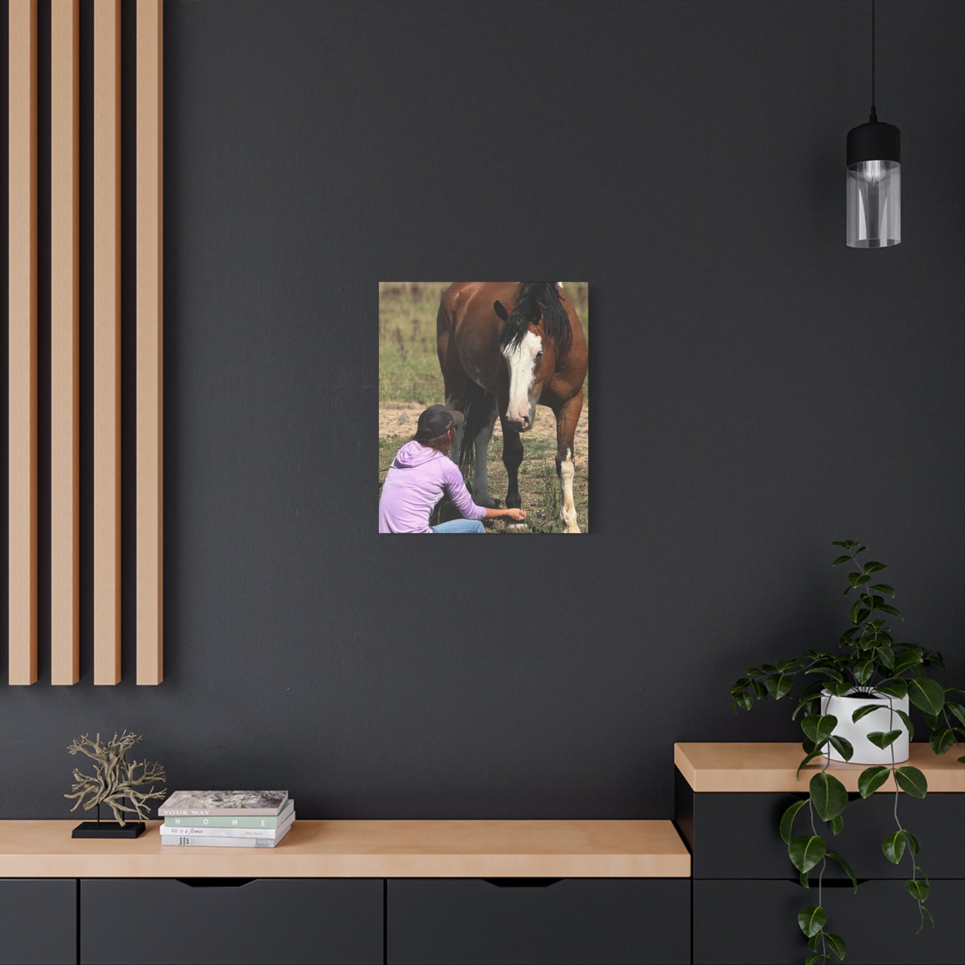 Equestrian Canvas Print, Horse Art, Farm Decor, Animal Lover Gift, Wall Art, Gift for Horse Owners - Full Scope Survival 
