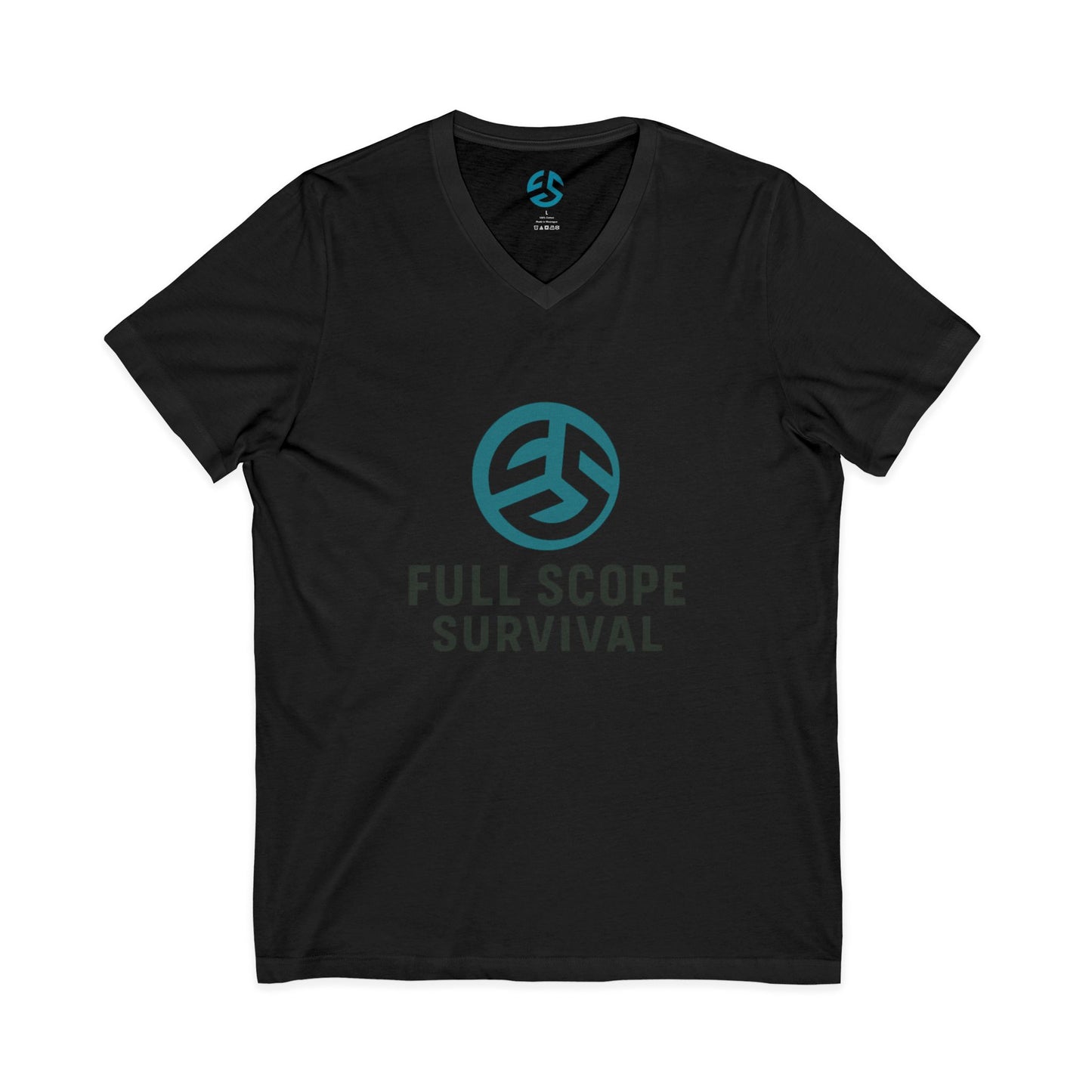 Survival-Themed V-Neck Tee | Adventure Shirt, Gift for Outdoor Lovers, Casual Wear, Survival Enthusiasts, Perfect for Gifts