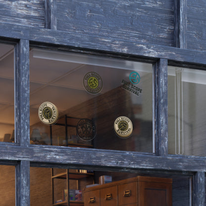 Survival-Themed Sticker Sheet Bundle | 5pcs of Motivational Decals for Adventurers, Laptop, Journal, Car, Gift Idea