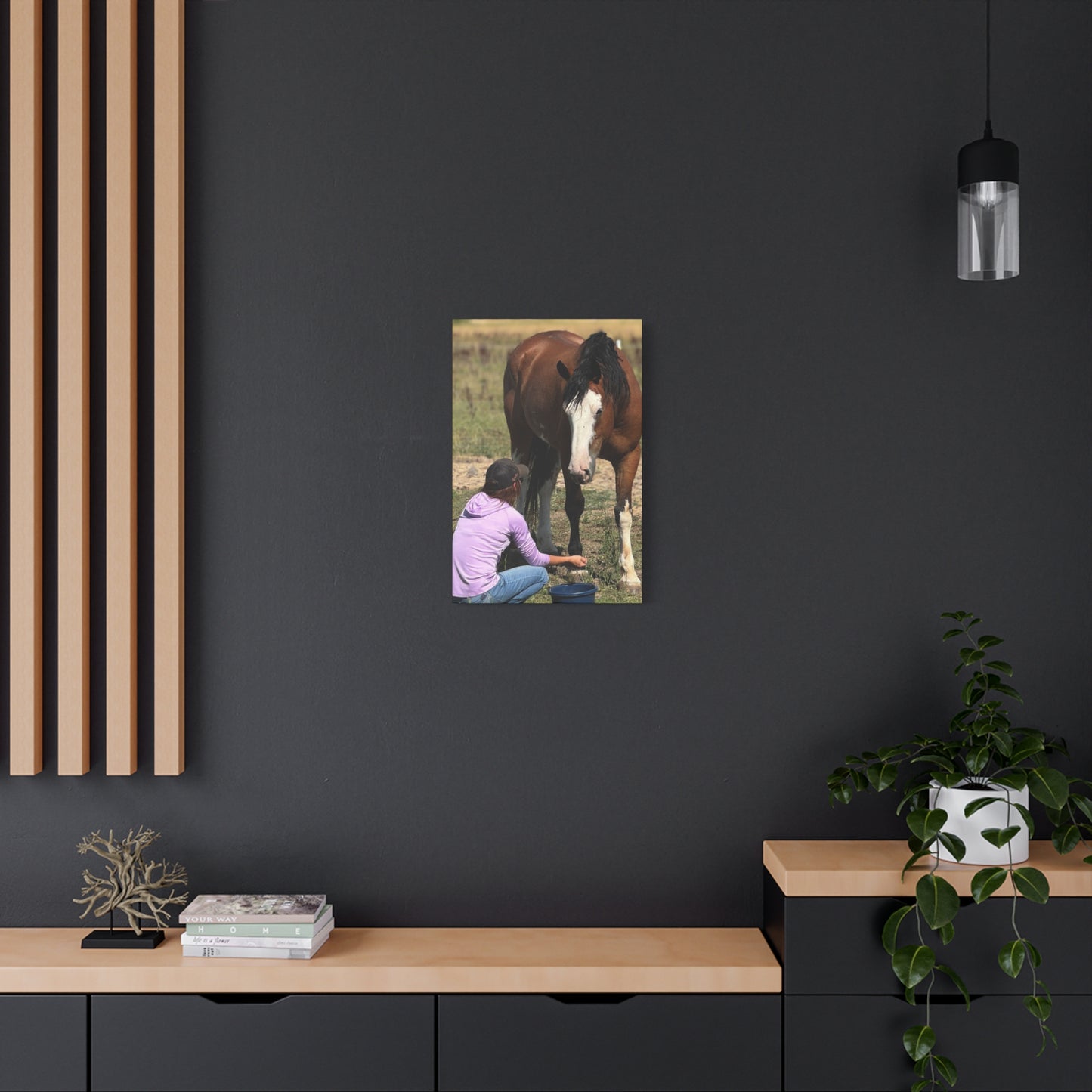 Equestrian Canvas Print, Horse Art, Farm Decor, Animal Lover Gift, Wall Art, Gift for Horse Owners - Full Scope Survival 
