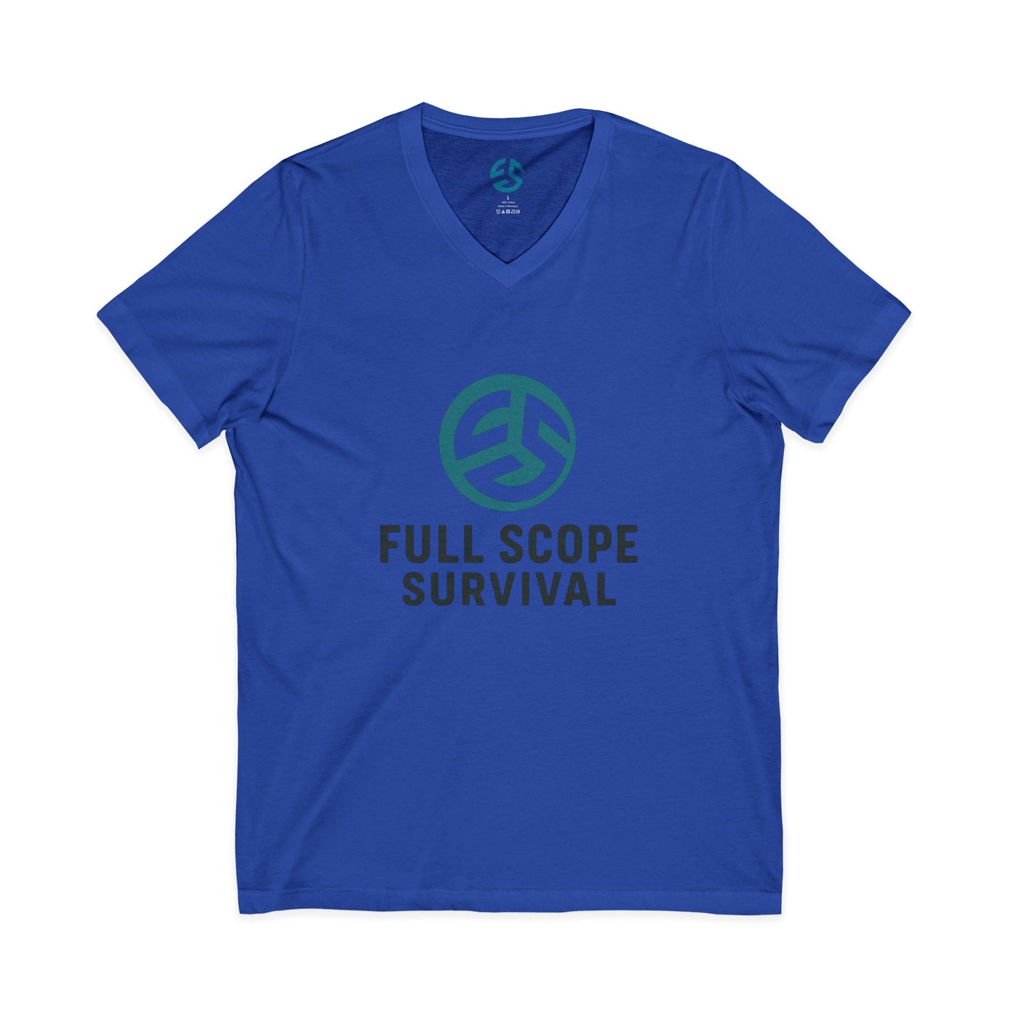 Survival-Themed V-Neck Tee | Adventure Shirt, Gift for Outdoor Lovers, Casual Wear, Survival Enthusiasts, Perfect for Gifts