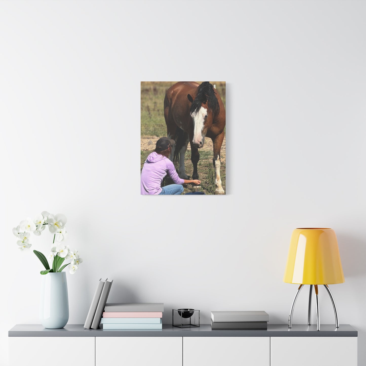 Equestrian Canvas Print, Horse Art, Farm Decor, Animal Lover Gift, Wall Art, Gift for Horse Owners - Full Scope Survival 
