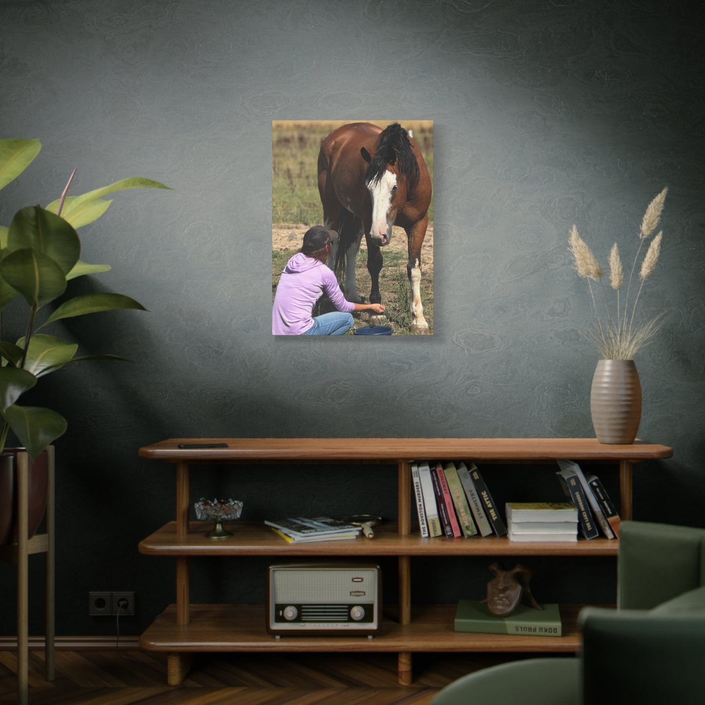 Equestrian Canvas Print, Horse Art, Farm Decor, Animal Lover Gift, Wall Art, Gift for Horse Owners - Full Scope Survival 