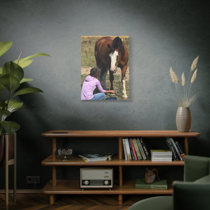Equestrian Canvas Print, Horse Art, Farm Decor, Animal Lover Gift, Wall Art, Gift for Horse Owners - Full Scope Survival 