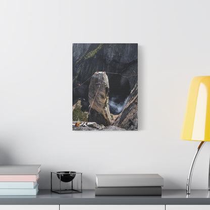 Stretched Canvas Print Featuring Majestic Rock Climb, Wall Art, Adventure Decor, Outdoor Enthusiast Gift, Home & Office Decor, Nature [...] - Full Scope Survival 