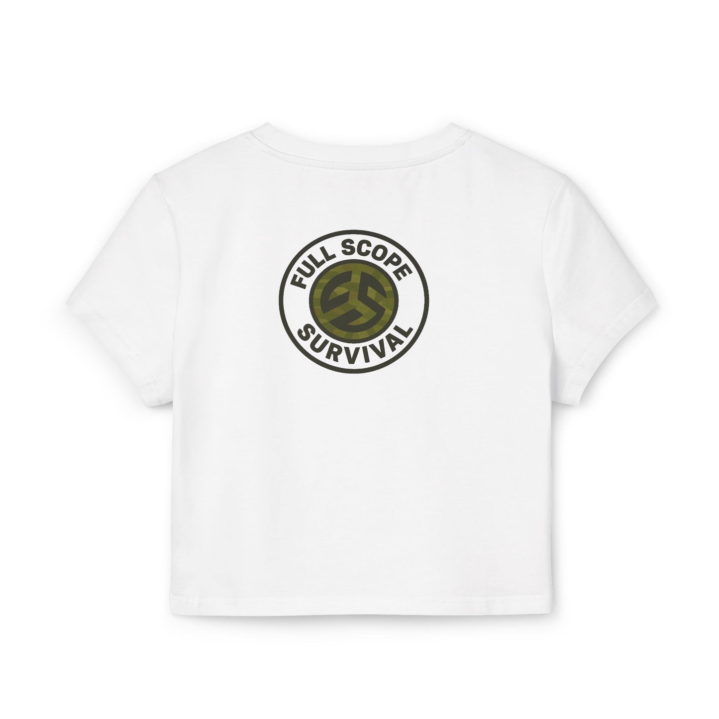 Women's Tough as Nails Women's Crop-Top Tee, Cute Camouflage Skull Shirt, Survival Apparel, Edgy Graphic Tee, Gift for Her, Casual Summer Top