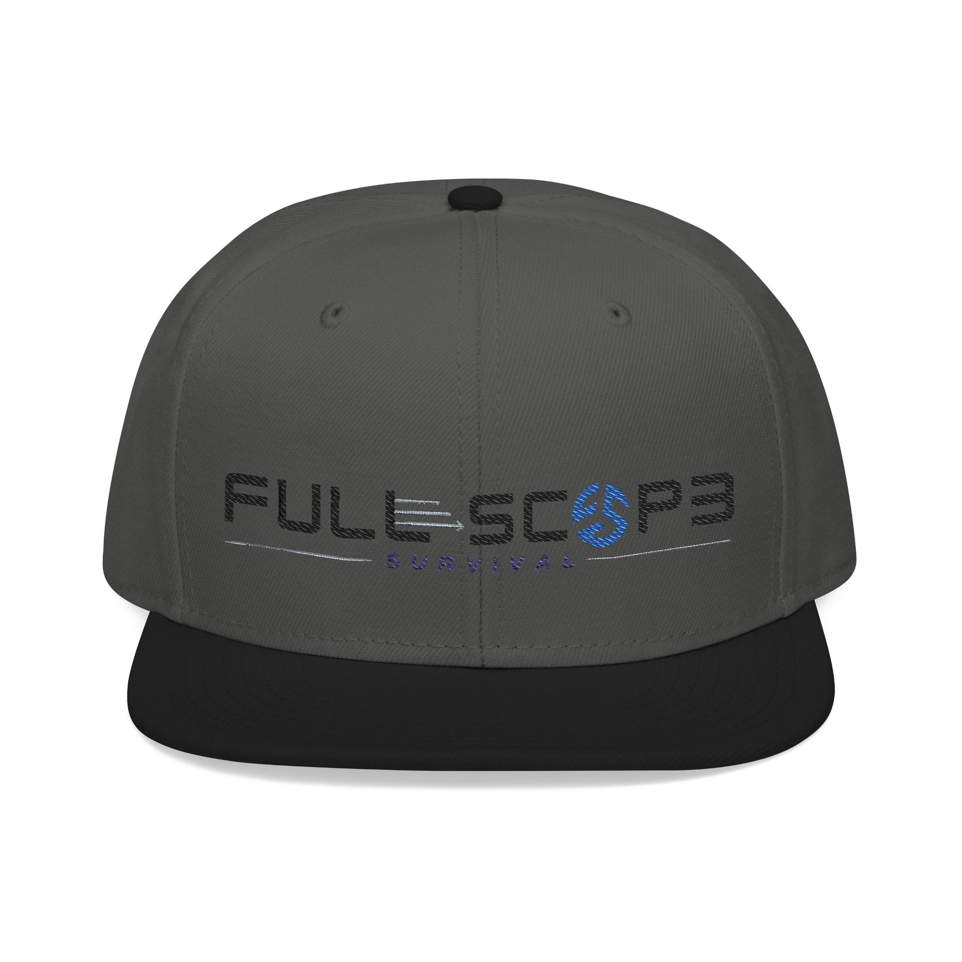 Stylish Embroidered Snapback Hat - Perfect for Casual Wear, Outdoor Activities, & Gift Giving, Trending Streetwear Cap, Adjustable Hat - Full Scope Survival 