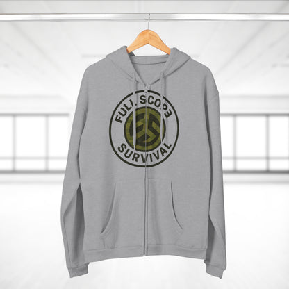 Adult - Unisex - Hooded - Zip - Sweatshirt