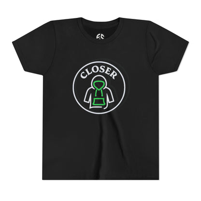 Youth Short Sleeve Tee - "Closer" Graphic, Cute Kids Shirt, Perfect for Playdates, Birthdays, Summer Vibes, Unique Gift - Full Scope Survival 